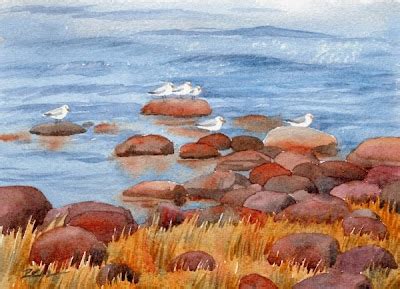 Zeh Original Art Blog Watercolor and Oil Paintings: Maine Coast ...