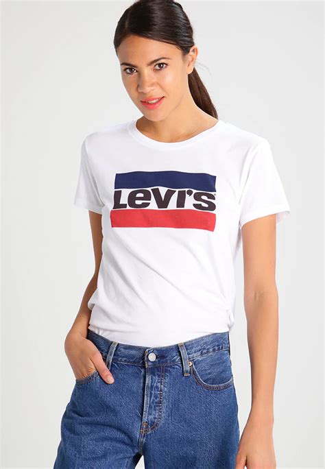 Levi's® THE PERFECT - Camiseta estampada - white - Zalando.es Levis ...