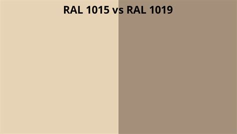 RAL 1015 vs 1019 | RAL colour chart UK