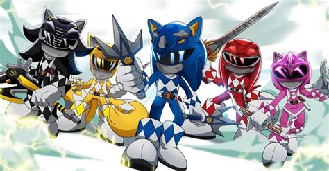 Sonic The Hedgehog & Friends As Power Rangers (Chris Jones - Instagram ...