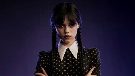 Wednesday Jenna Ortega Netflix 4K #6710h Wallpaper PC Desktop