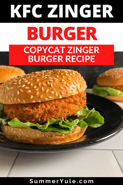 Get the scoop on the KFC Zinger Burger in this KFC chicken burger ...