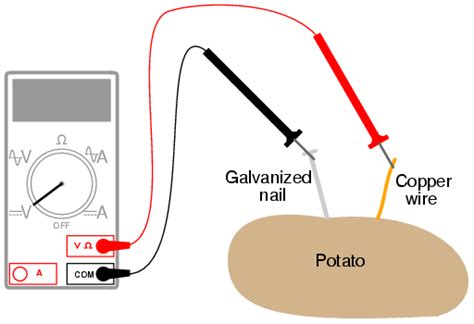 Potato battery : DC CIRCUITS