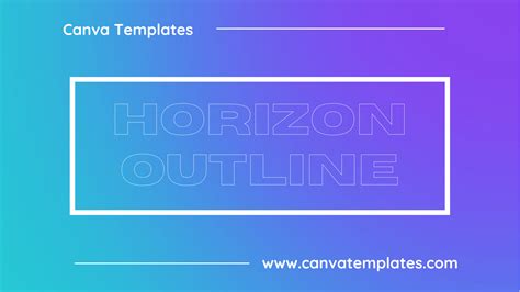 Best Outline Fonts in Canva - Canva Templates