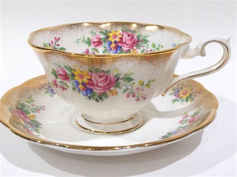 Royal Albert Tea Cup and Saucer, Antique Teacup, Floral Tea Cups, Tea ...