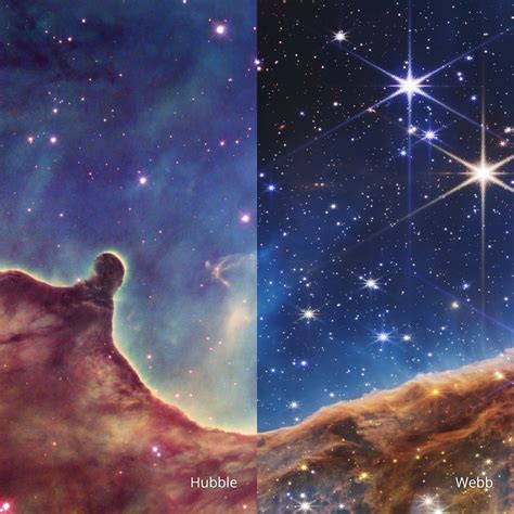 The Carina Nebula - Hubble and Webb | Need a new perspective… | Flickr