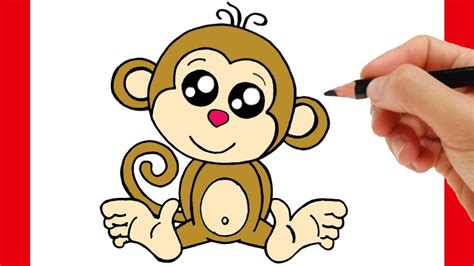 How To Draw A Simple Monkey Step By Step