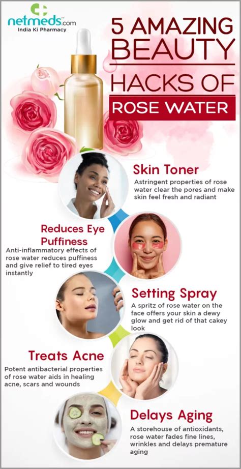 Benefits of Rose Water & How to Use It