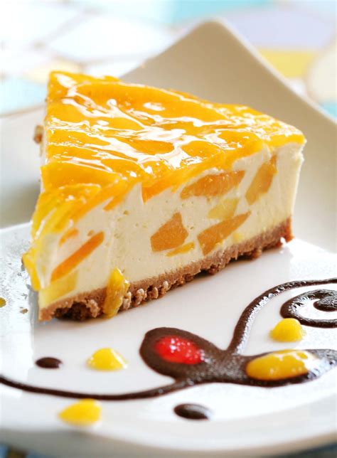 Mango Cheesecake Recipe | Receta | Cheesecake de mango, Postres fríos ...