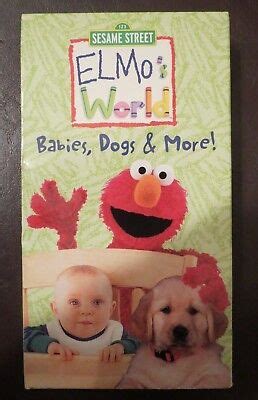 123 ~ SESAME STREET ~ ELMO'S WORLD ~ BABIES, DOGS & MORE! ~ VHS, 2000~1 ...