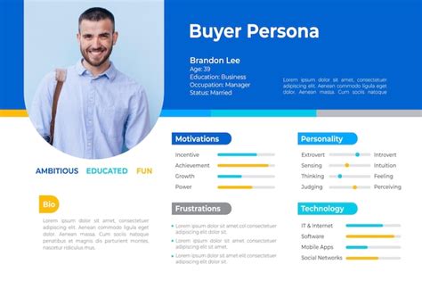 Buyer Persona Template - Free Vectors & PSDs to Download