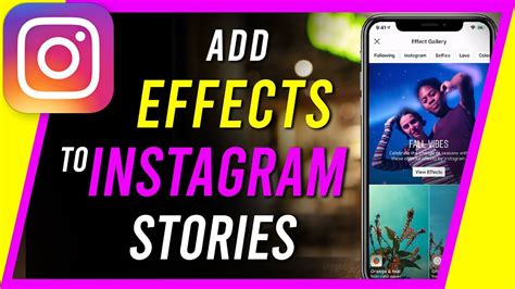 How to Add Effects to Instagram Story Camera - YouTube