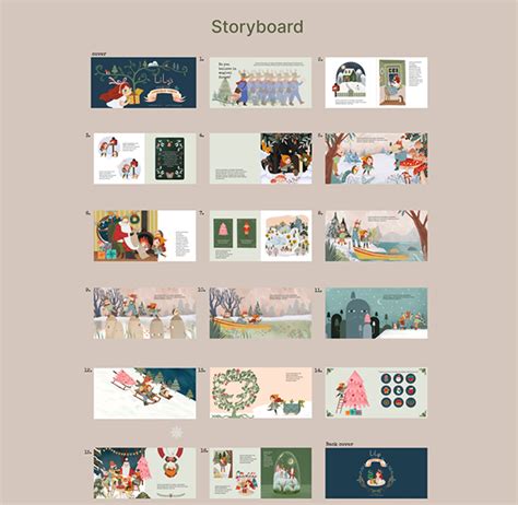 Interactive digital children's book on Behance