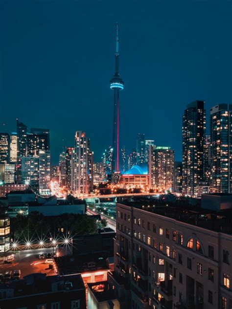 Toronto Skyline at Night - Presetpro.com