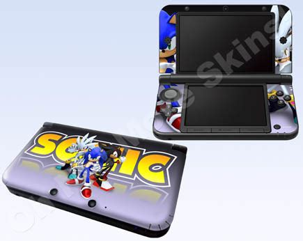 Nintendo 3DS XL Skin Vinyl Decal Sticker - Sonic Rivals #1