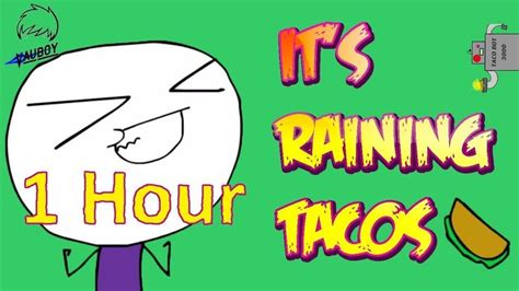 Cute Animated Tacos For Its Raining Tacos