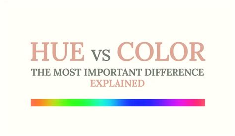 Hue vs color: the most important difference explained