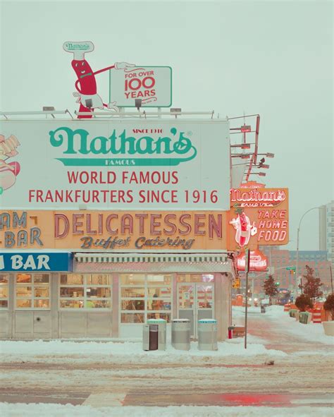 Nathan's famous,Coney Island, New York, FRANCK BOHBOT · Art photographs ...