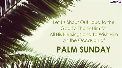 Palm Sunday 2022 Wishes & Holy Week Greetings For Free Download Online ...