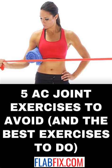 5 AC Joint Exercises to Avoid (And the Best Exercises to Do) - Flab Fix