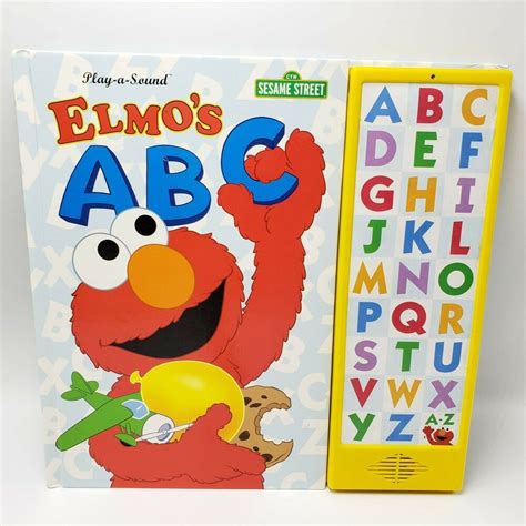 Elmos ABC Play A Sound Book A B C Alphabet Sesame Street Letters Music ...