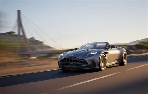 Wallpaper car, Aston Martin, drive, motion, 2023, DB12, Aston Martin ...