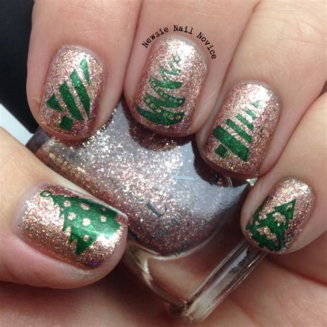 12 Days of Christmas Nail Art: Christmas Trees | Newsie Nail Novice