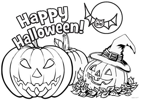 Jack O Lantern Coloring Pages Printable - Free Wallpapers HD