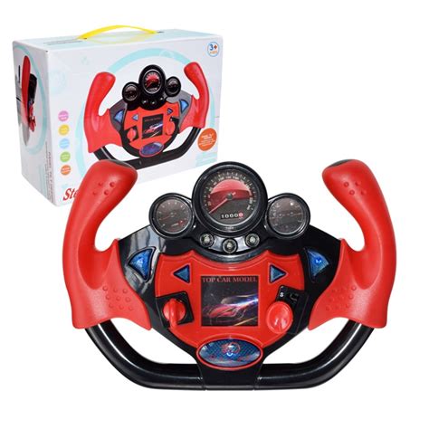 Simulation Steering Wheel Sports Car Steering Wheel Toy Educational ...