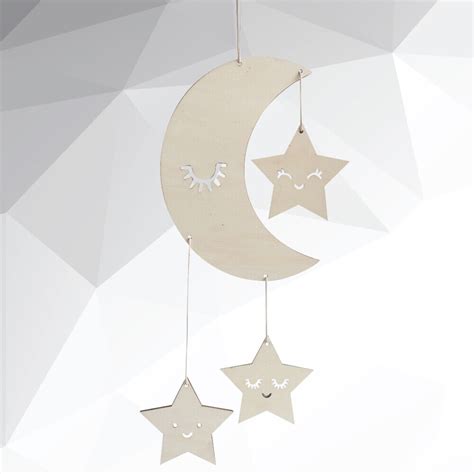 Stars Design Photography Props Moon Wall Decor Moon Themed Room Decor ...