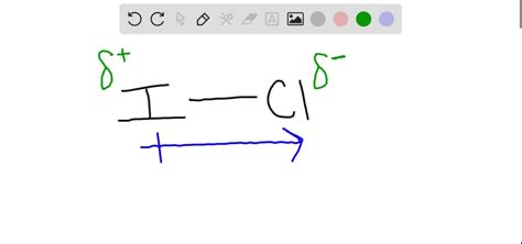 SOLVED:Consider the iodine monochloride molecule, ICl. Because chlorine ...