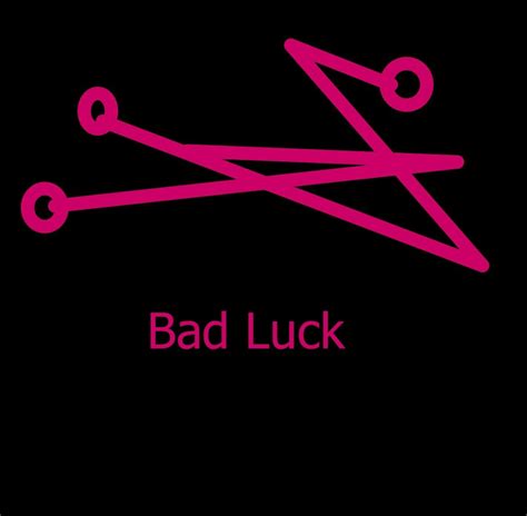 Bad Luck Sigil | Sigil, Energy symbols, The worst witch