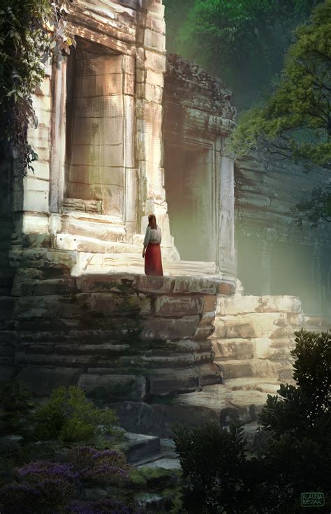 ArtStation - Ruins in Jungle