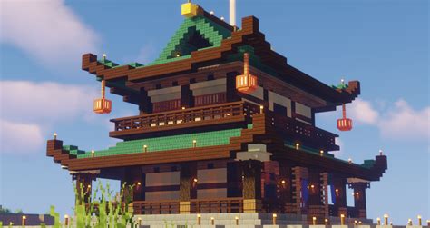 How To Build A Japanese Temple In Minecraft - Encycloall