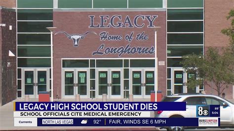 Legacy High School student dies before athletic practice, official cite ...