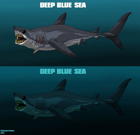 Deep Blue Sea: The Great Mako Gen 2 by HellraptorStudios on DeviantArt