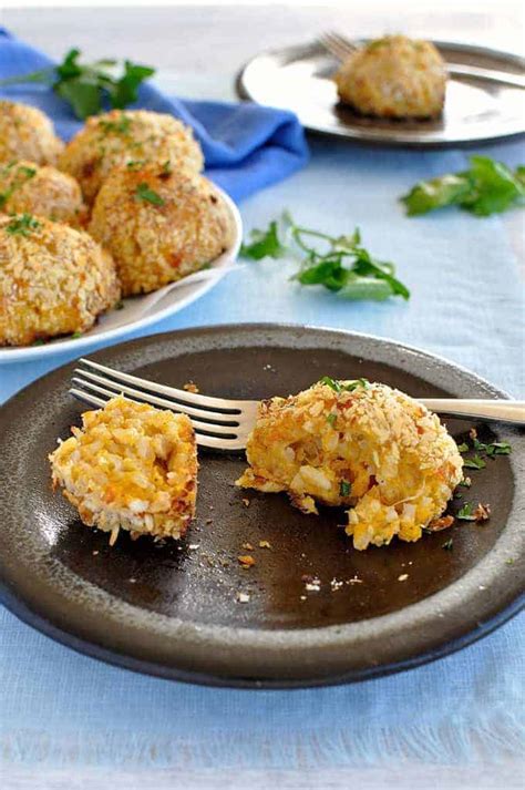 Baked Pumpkin Arancini Balls | RecipeTin Eats