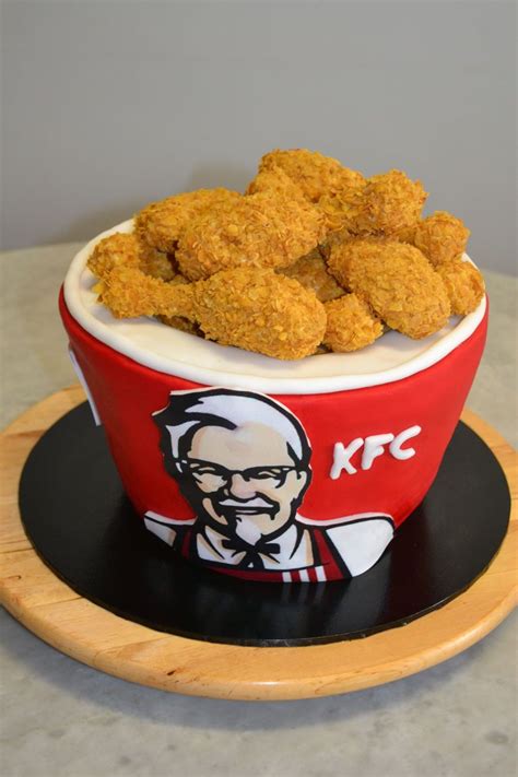 Kfc Bucket Cake | Kfc cake, Crazy cakes, Cake frosting designs