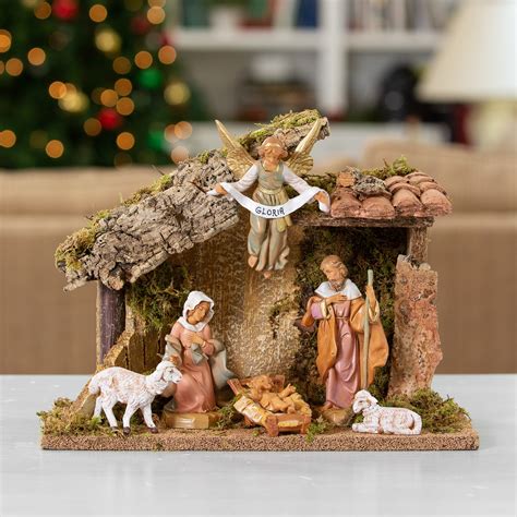 Fontanini 6pc Nativity with Stable | The Catholic Company®