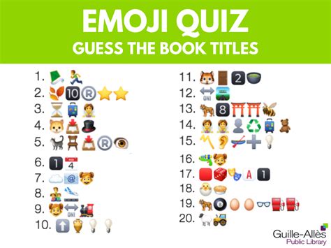 Guess The Emoji Animals And Book