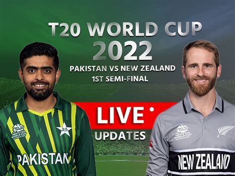 PAK vs NZ Score Live Updates T20 World Cup Semi-final Pakistan vs New ...