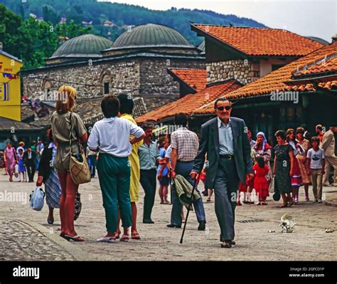 Sarajevo Old Town Square, Bosnia-Herzegovina Stock Photo - Alamy