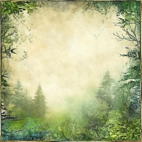 Rustic green Scrapbook Paper | Premium AI-generated image