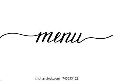 12,103 Menu Handwriting Images, Stock Photos & Vectors | Shutterstock