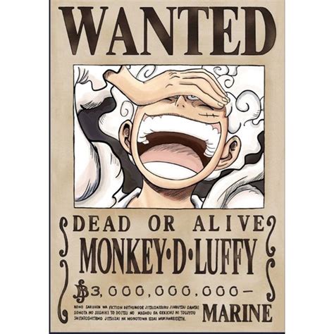 Jual Poster luffy new bounty / bounty one piece terbaru / bounty luffy ...