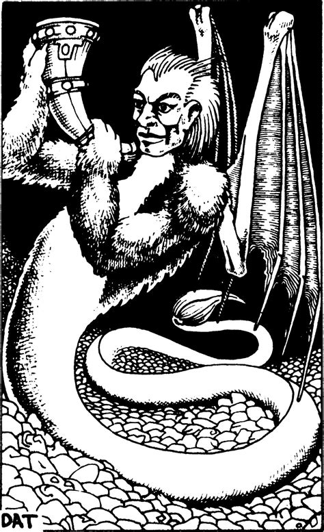 Geryon (from the 1st Edition Monster Manual). | Dungeons and dragons ...