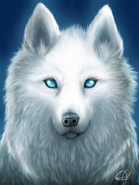 White spirit wolf by Kyo-chan12 on DeviantArt