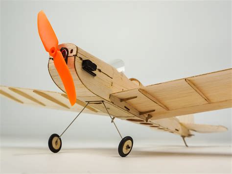 Mini Balsa Wood RC Airplane Model K9 Spacewalker Indoor/Park Fly 380mm ...