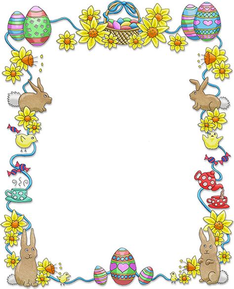 Free Printable Easter Borders - Easter Border Clip Art Clipart Best ...