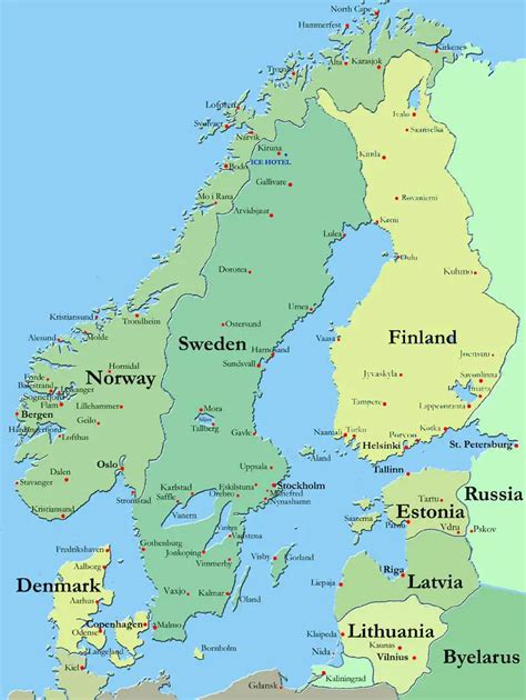 Scandinavia Map - Mapsof.Net